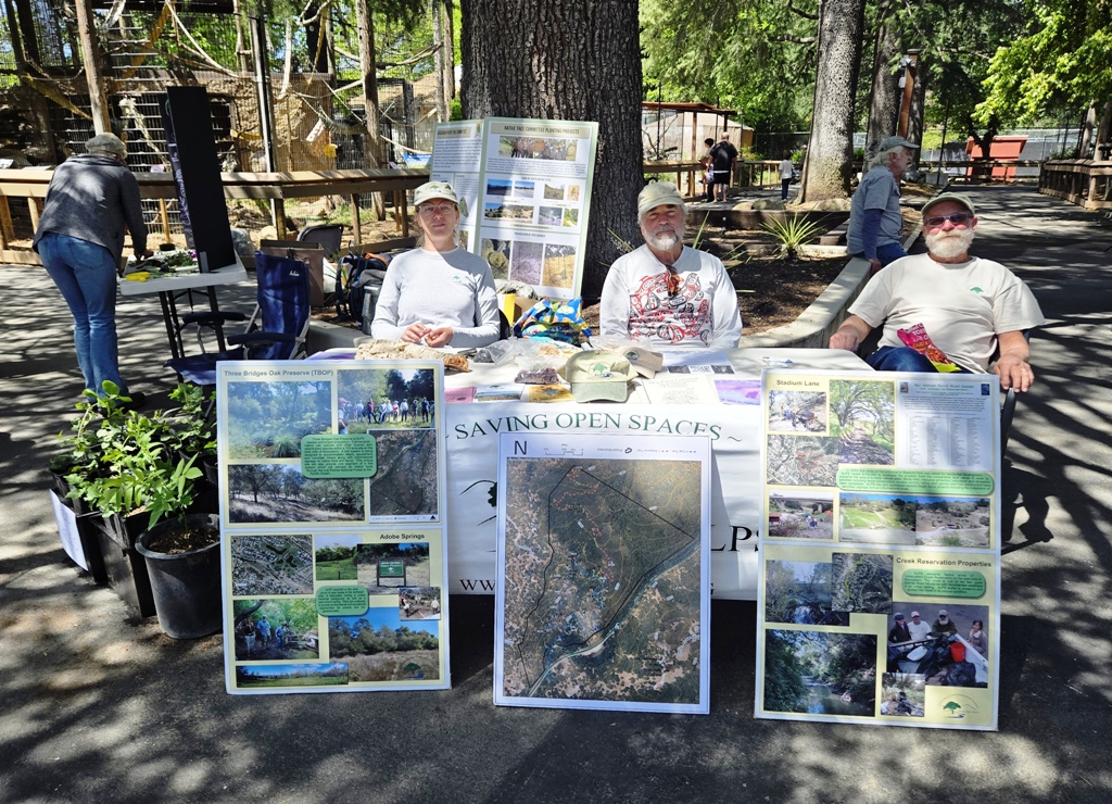Meg, Cory and Joe at the ALPS display table